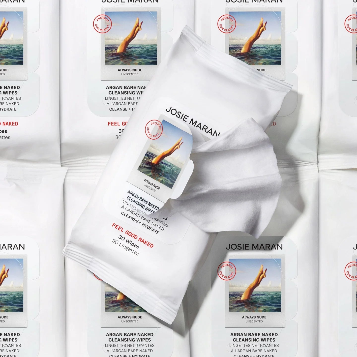 Josie Maran Argan Bare Naked Cleansing Wipes