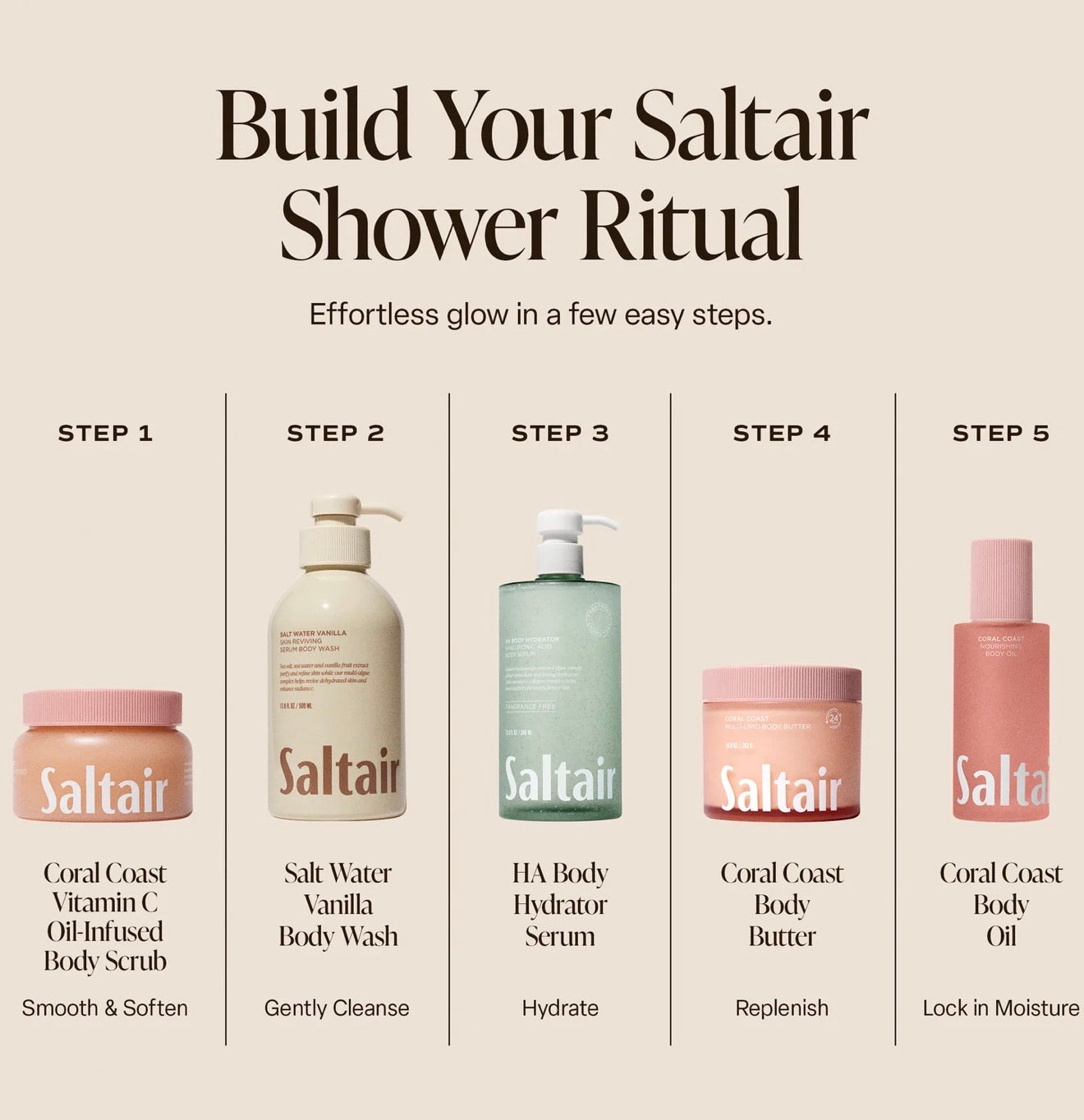 SALTAIR VITAMIN C OIL-INFUSED
BODY SCRUB