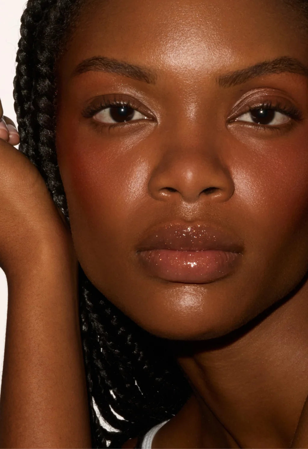 peptide lip tint in sweet apple - 
shimmery golden brown