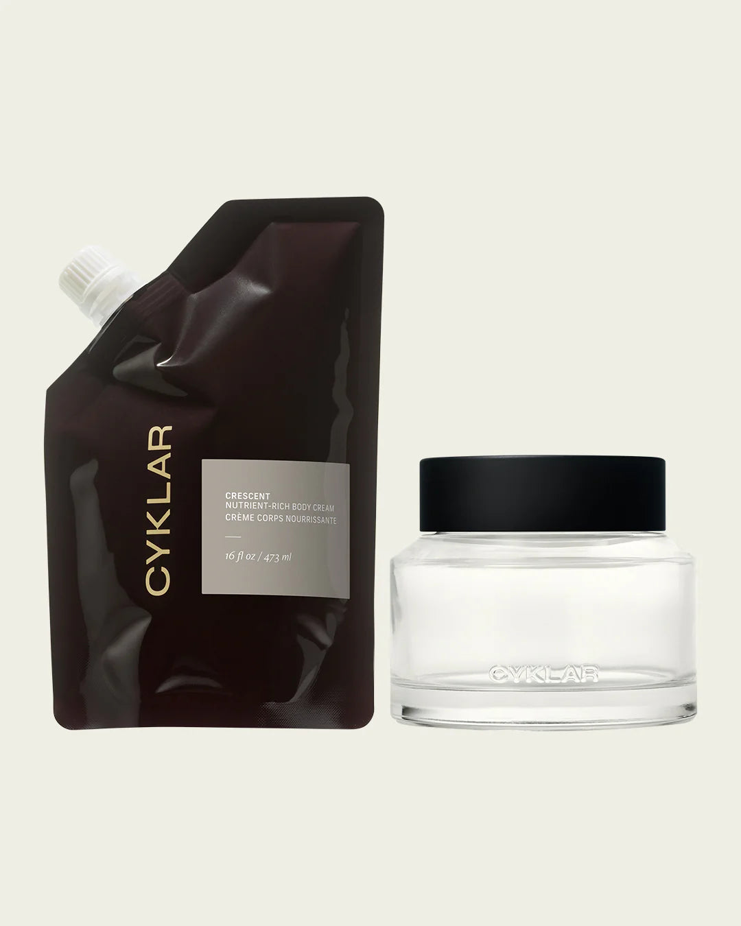CYKLAR BODY CREAM REFILL + JAR SET