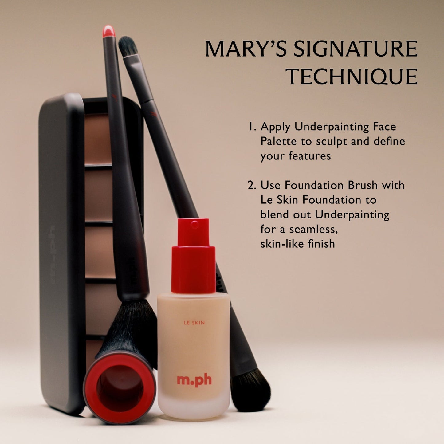 m.ph by Mary Phillips 
The Foundation Brush