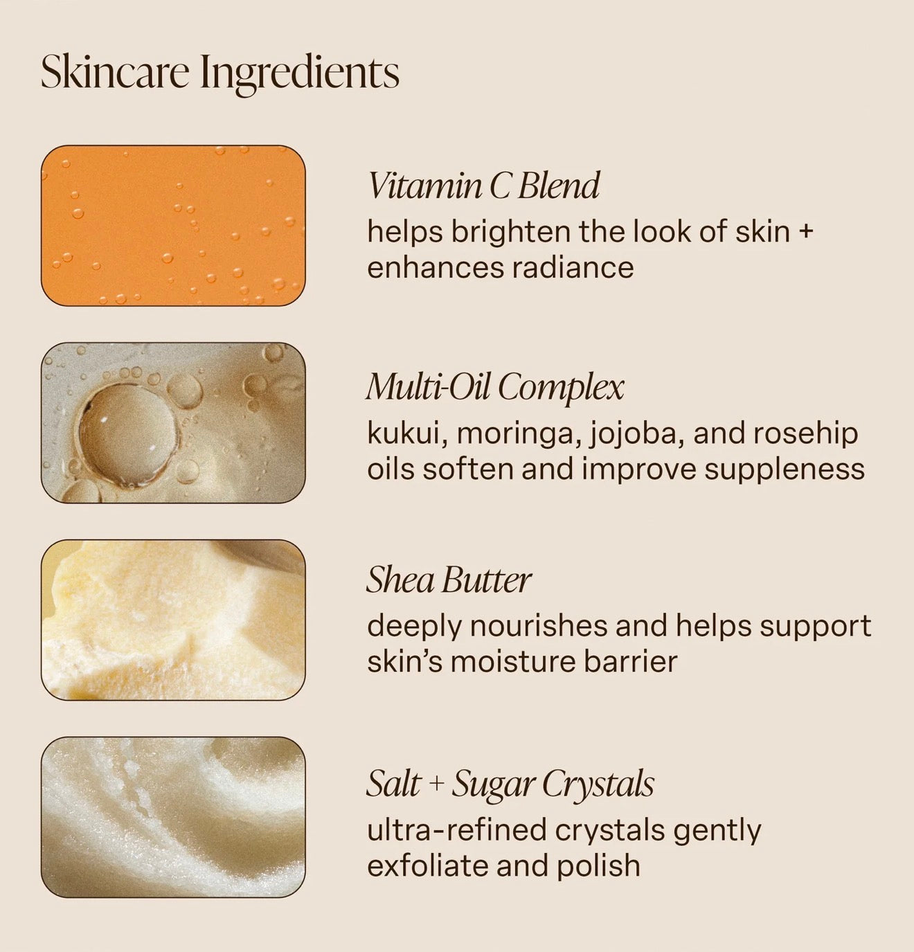 SALTAIR VITAMIN C OIL-INFUSED
BODY SCRUB