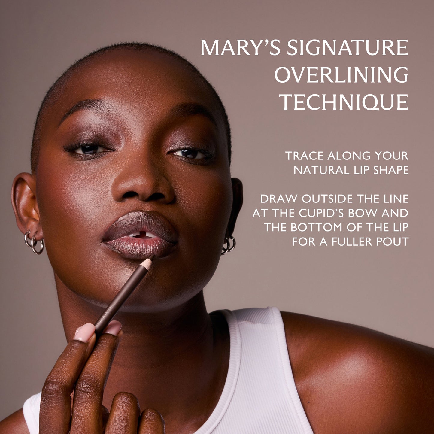 m.ph by Mary Phillips 
The Overliner Lip Liner Pencil