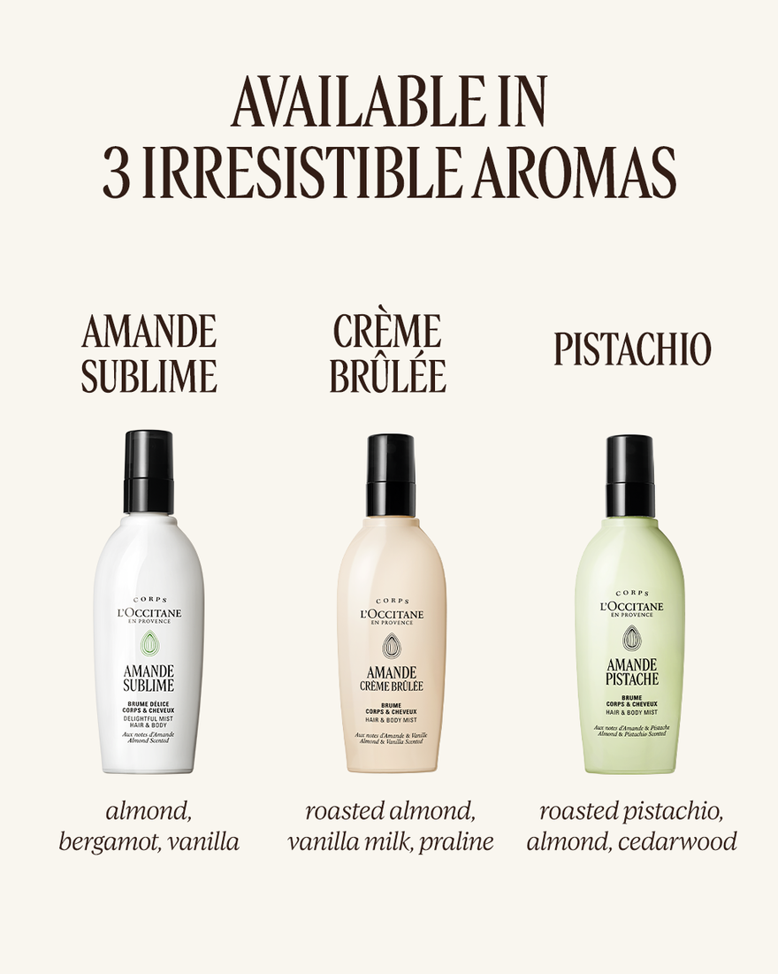 L’OCCITAN ALMOND PISTACHIO HAIR & BODY MIST