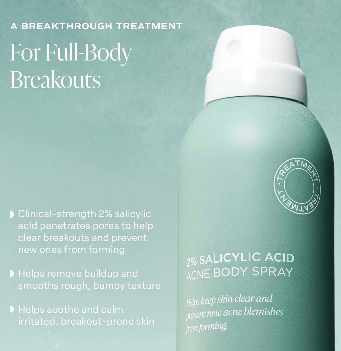 SALTAIR 2% SALICYLIC ACID
ACNE BODY SPRAY