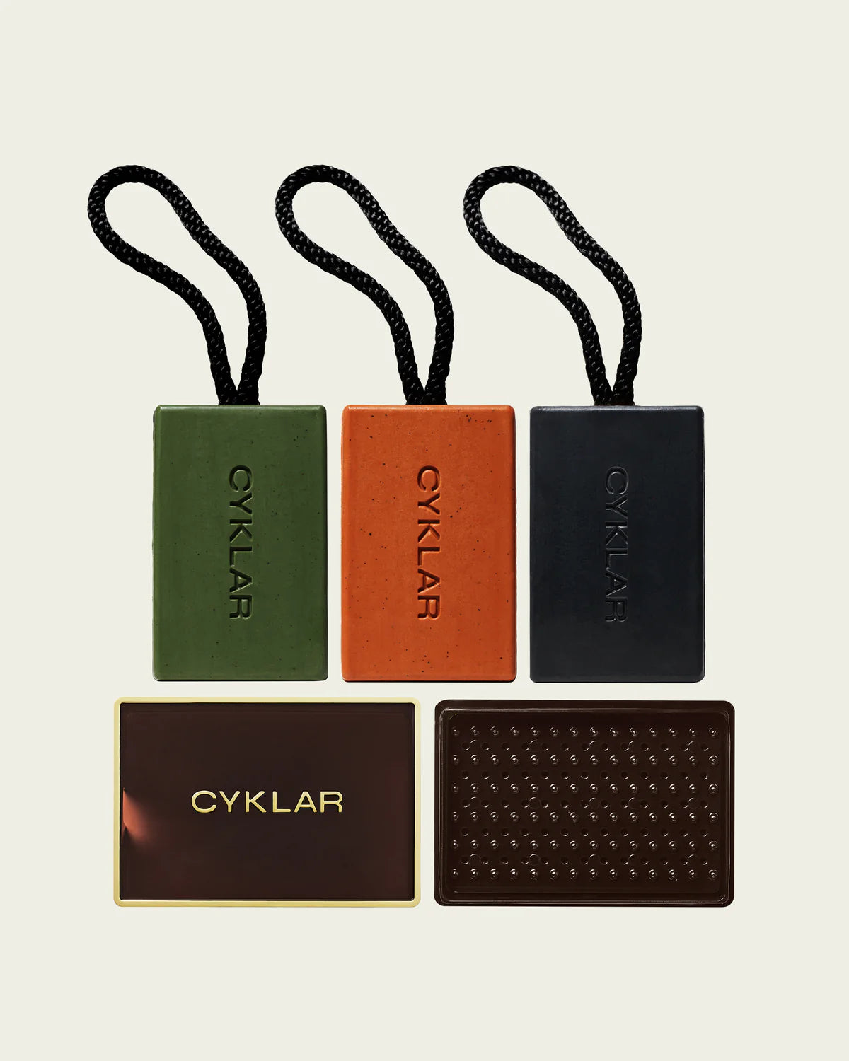 CYKLAR SOAP ON A ROPE
Full Collection Set + Free Soap Box