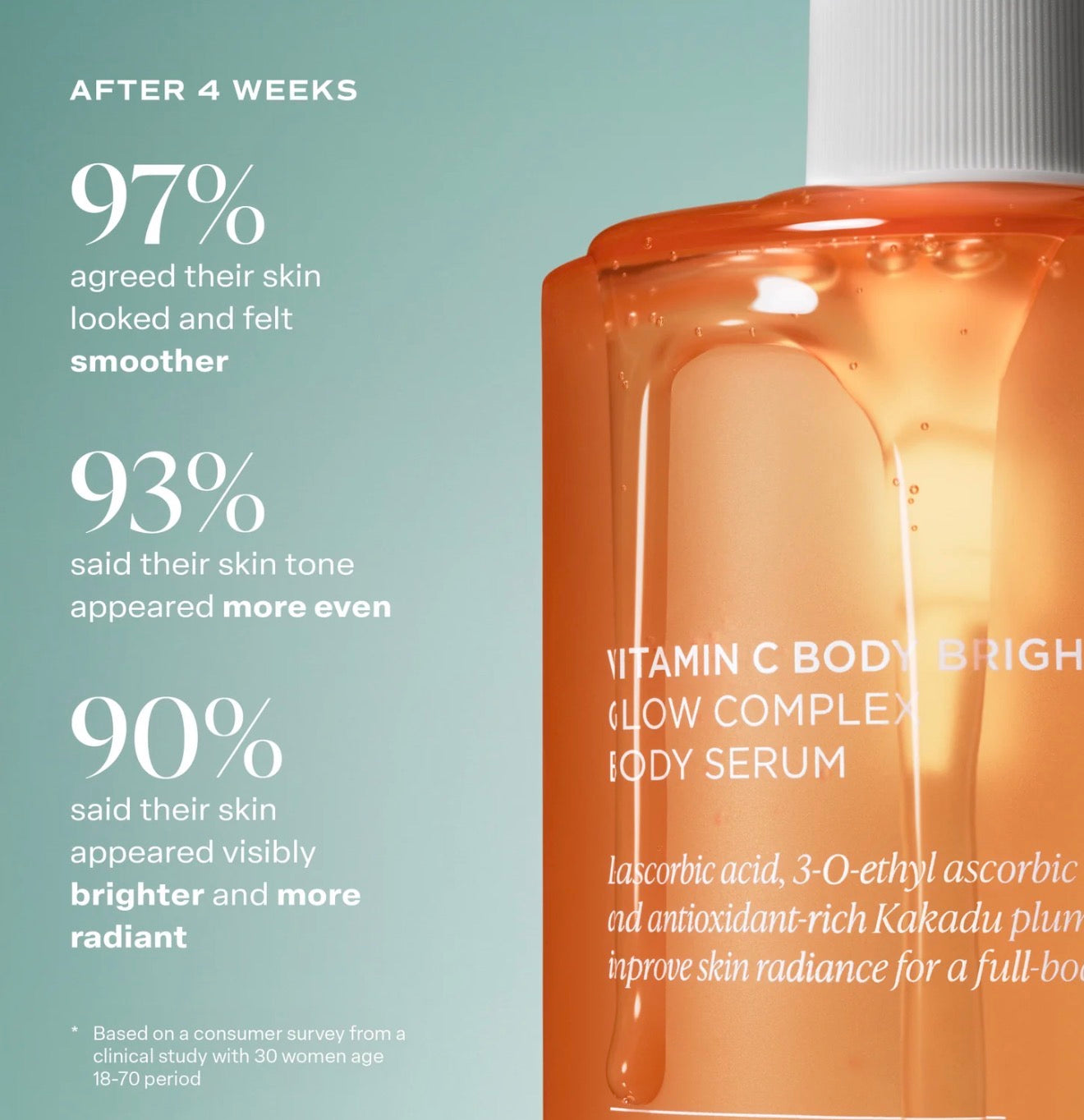 SALTAIR VITAMIN C BODY BRIGHTENER
GLOW COMPLEX BODY SERUM