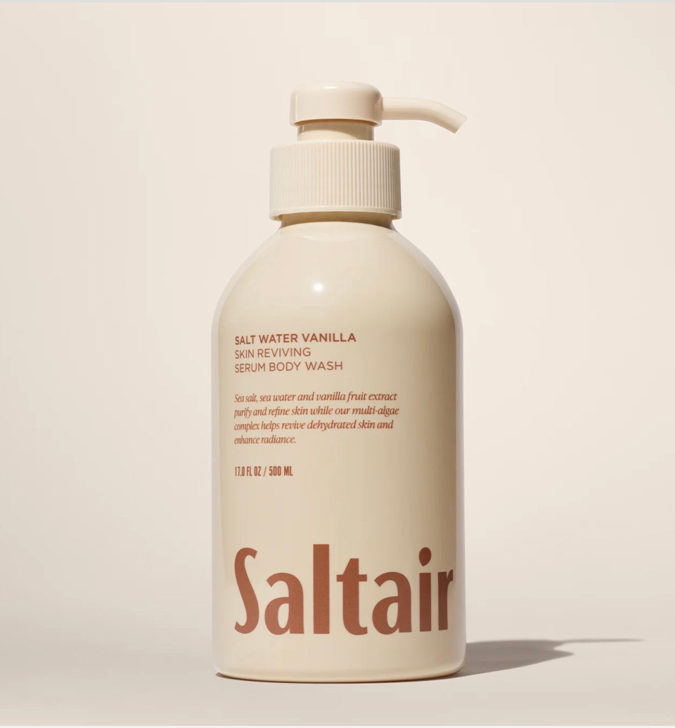 SALTAIR CREAM-TO-LATHER MOISTURIZING
BODY WASH