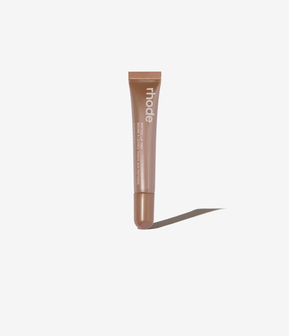 peptide lip tint in sweet apple - 
shimmery golden brown
