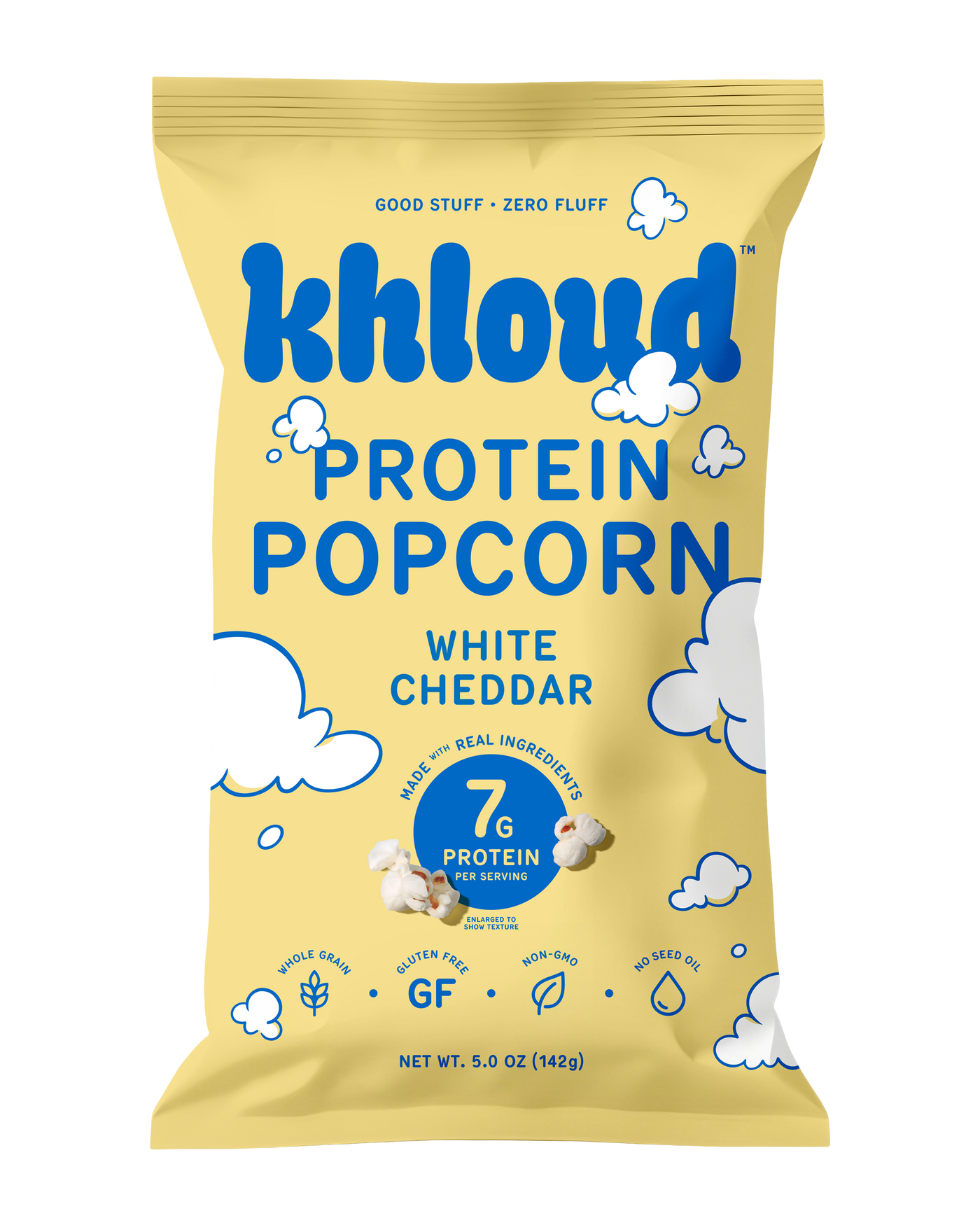 KHLOUD WHITE CHEDDAR PROTEIN POPCORN