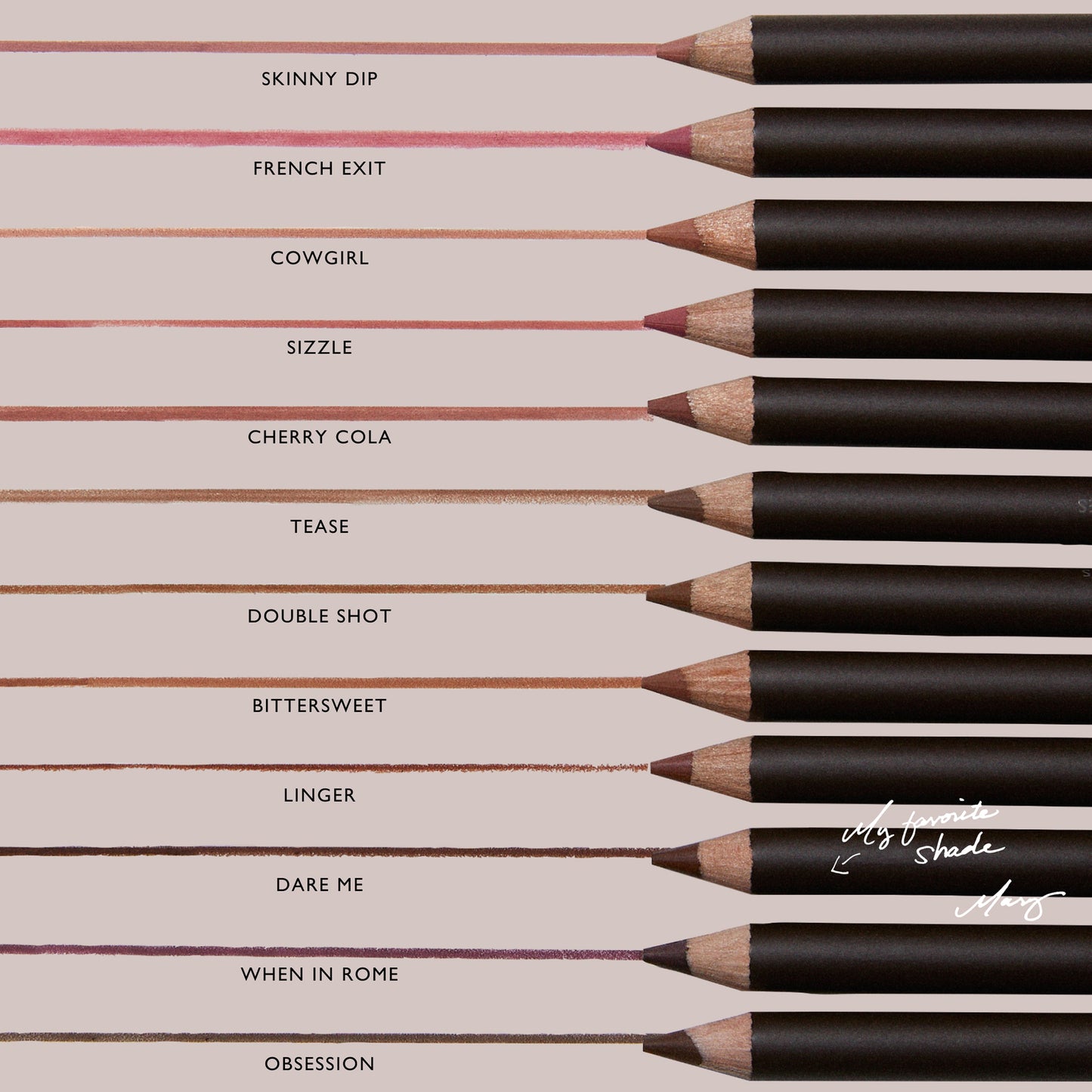 m.ph by Mary Phillips 
The Overliner Lip Liner Pencil