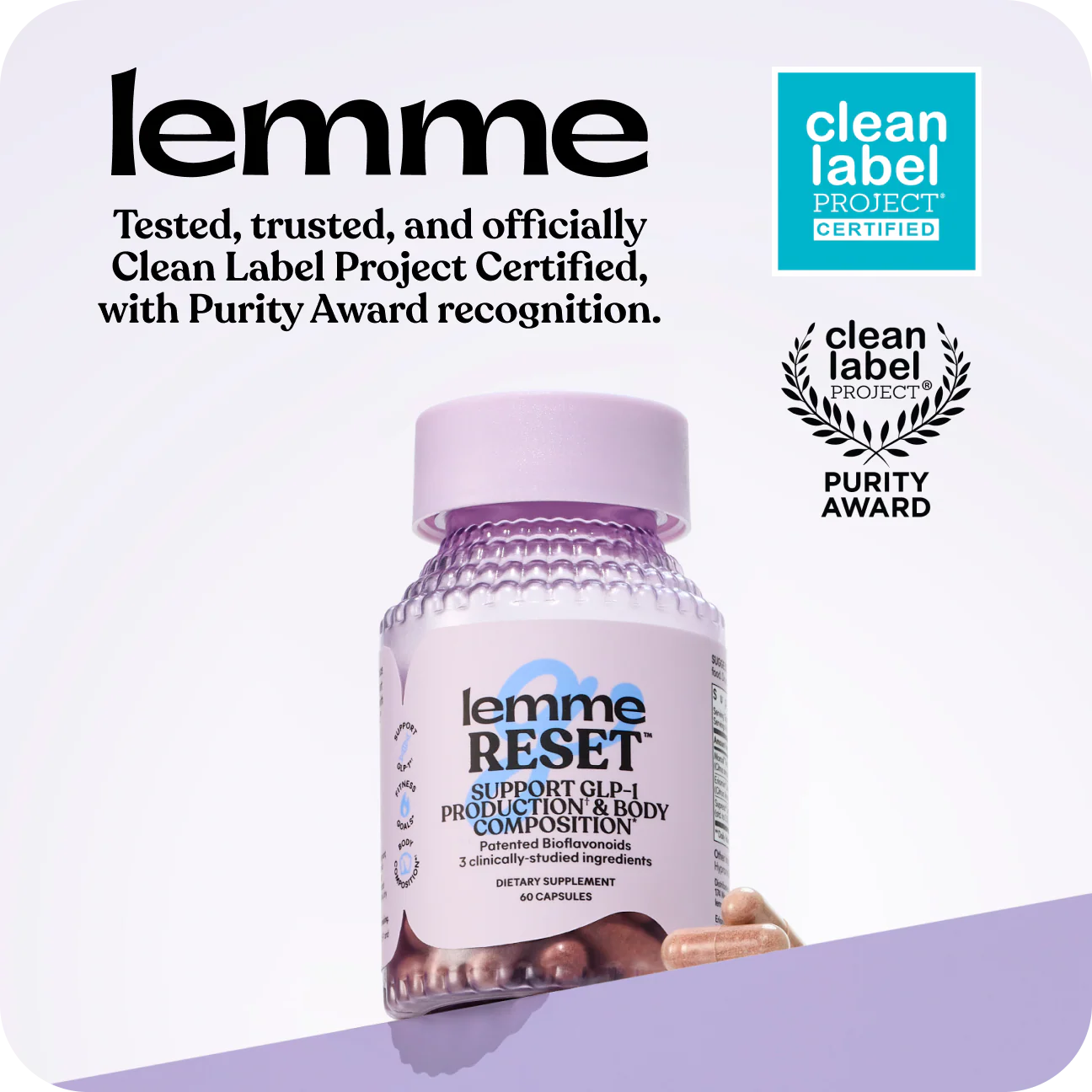 LEMME RESETTM GLP-1 PRODUCTION SUPPORT CAPSULES