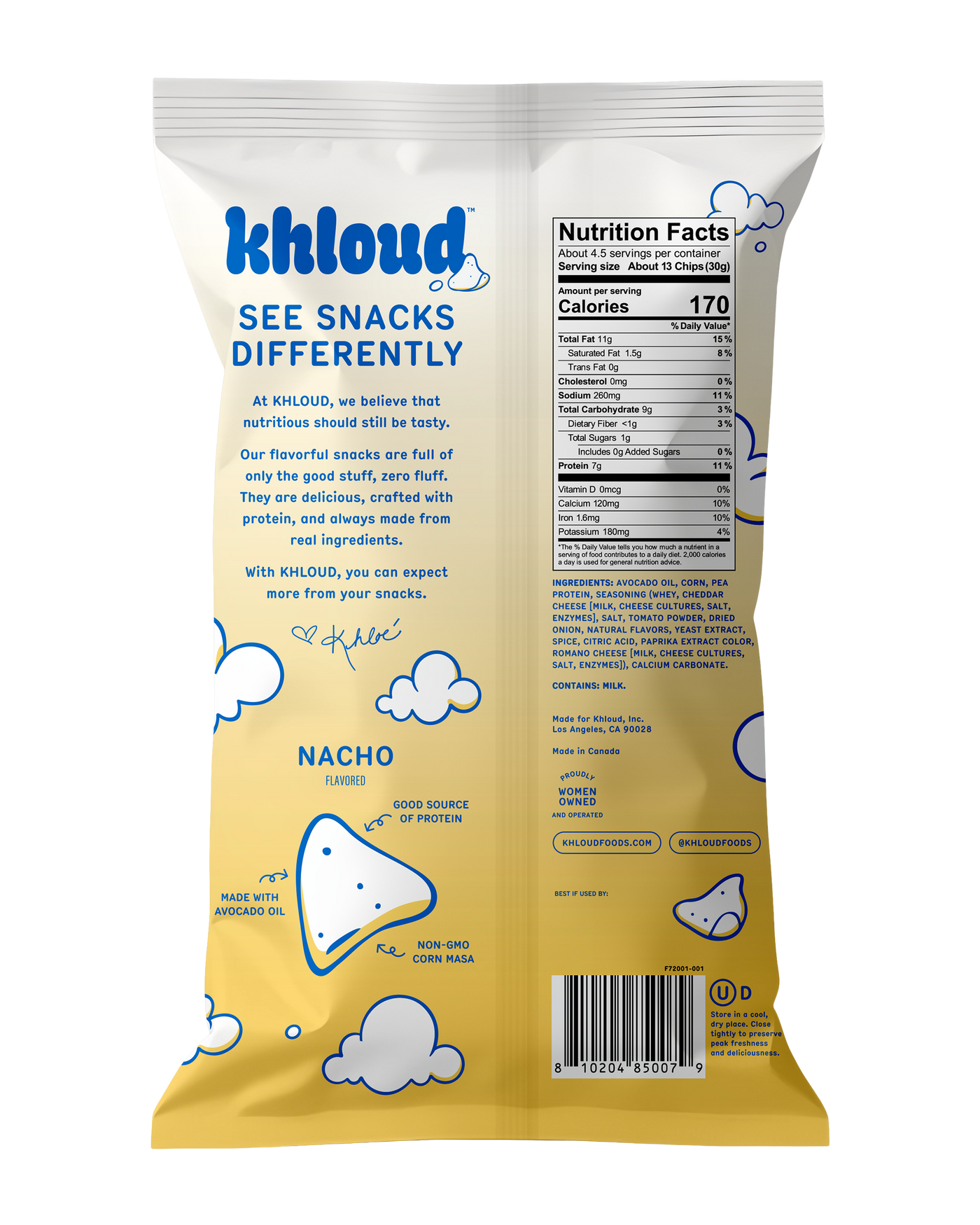KHLOUD NACHO PROTEIN CHIPS