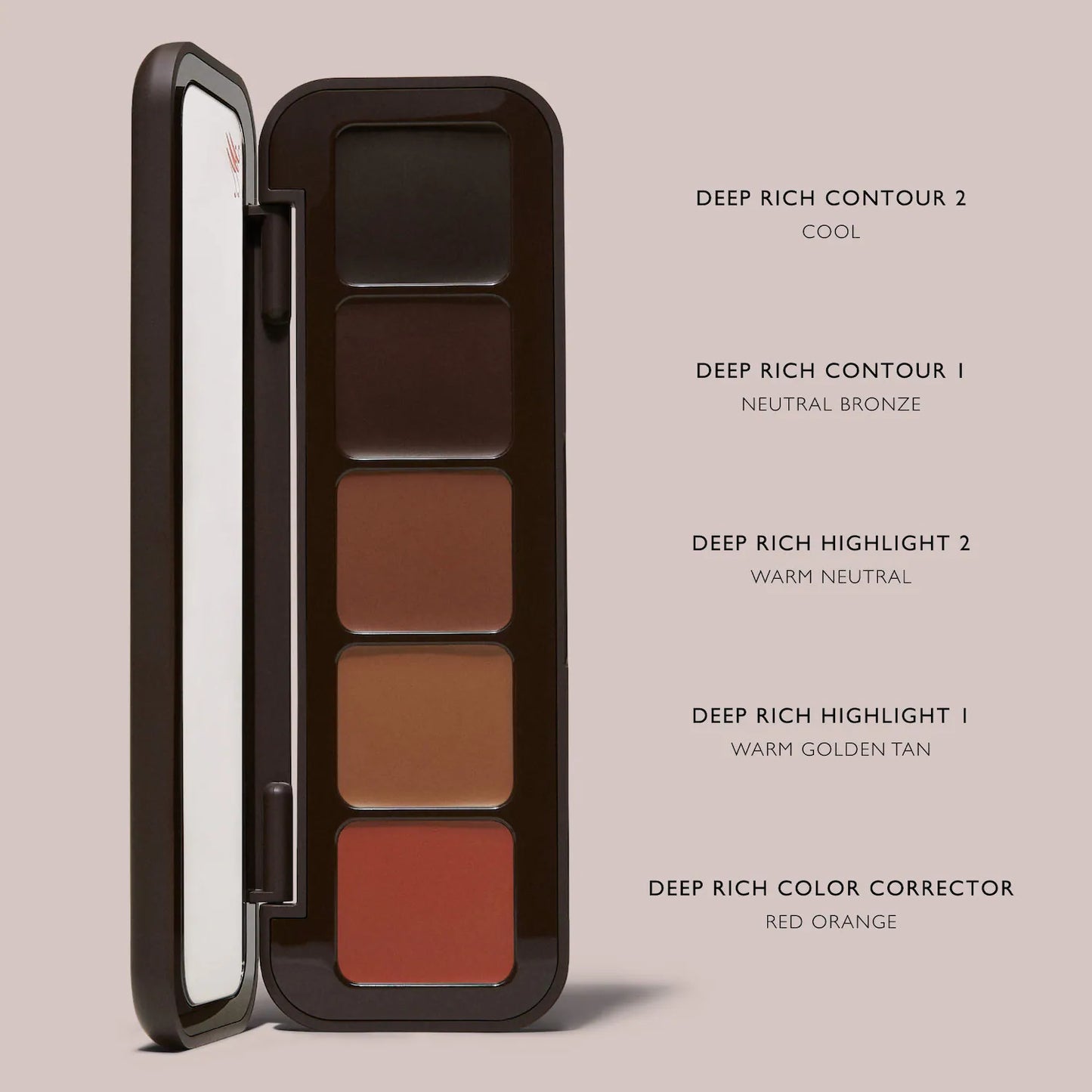 m.ph by Mary Phillips 
Underpainting Face Highlight & Contour Palette