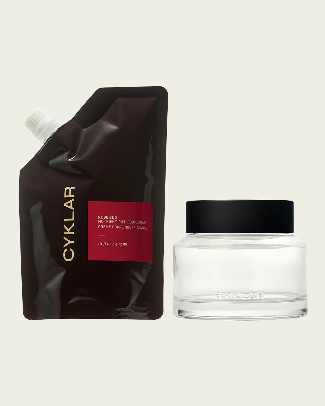 CYKLAR BODY CREAM REFILL + JAR SET