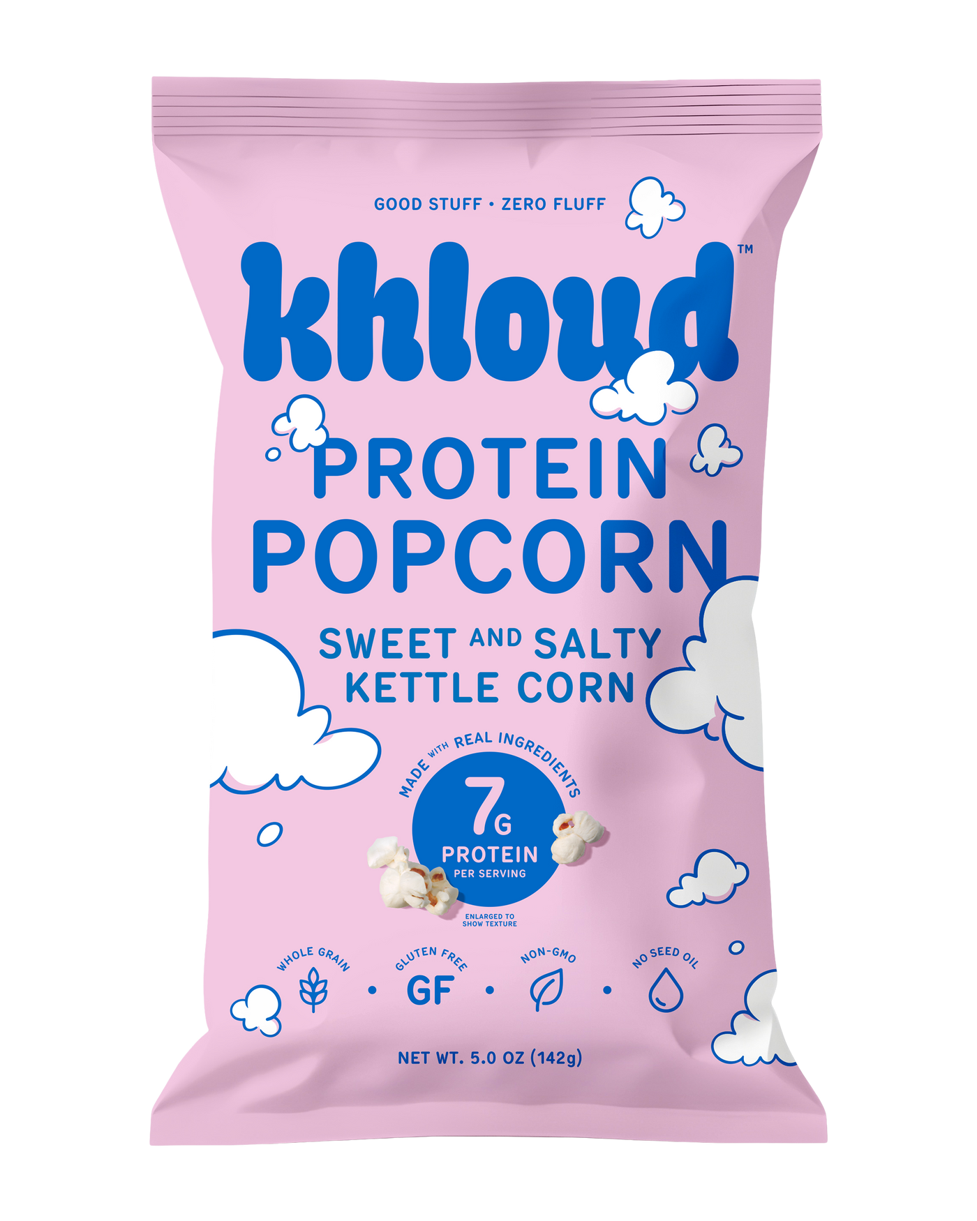 KHLOUD SWEET AND SALTY KETTLE CORN PROTEIN POPCORN