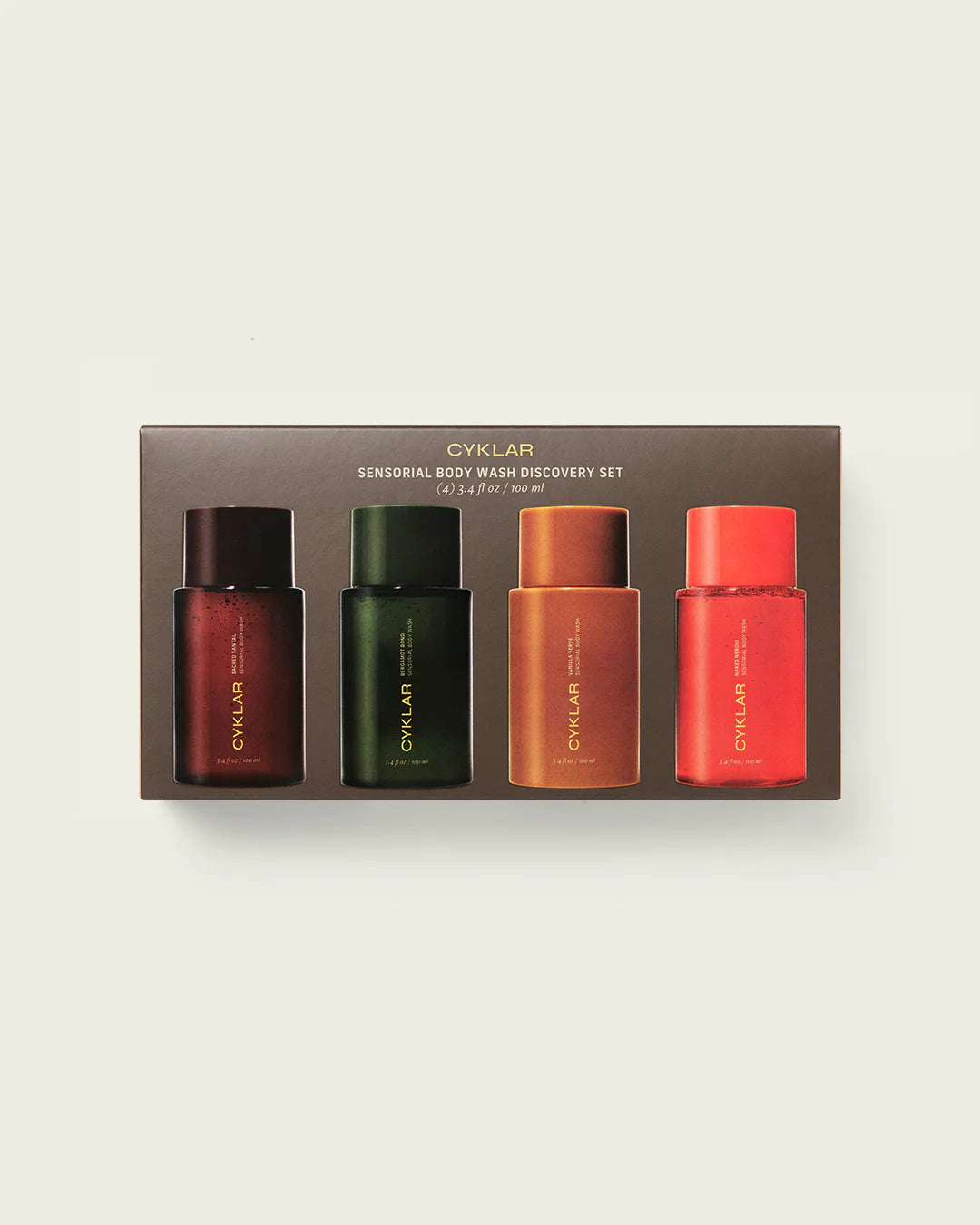 CYKLAR SENSORIAL BODY WASH
Discovery Set