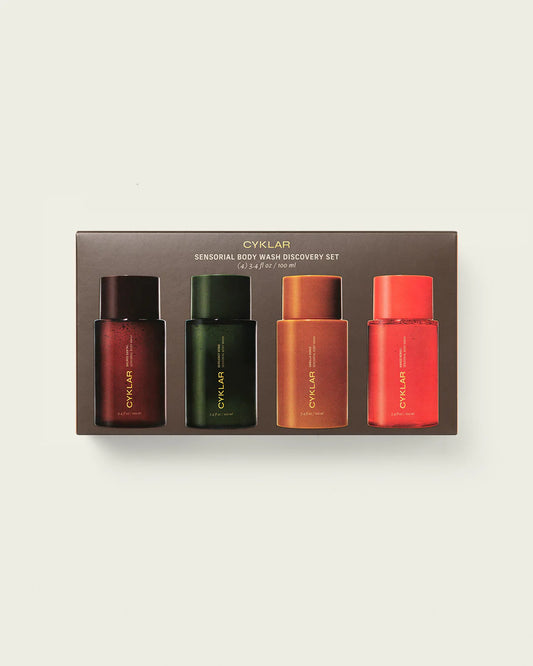 CYKLAR SENSORIAL BODY WASH
Discovery Set