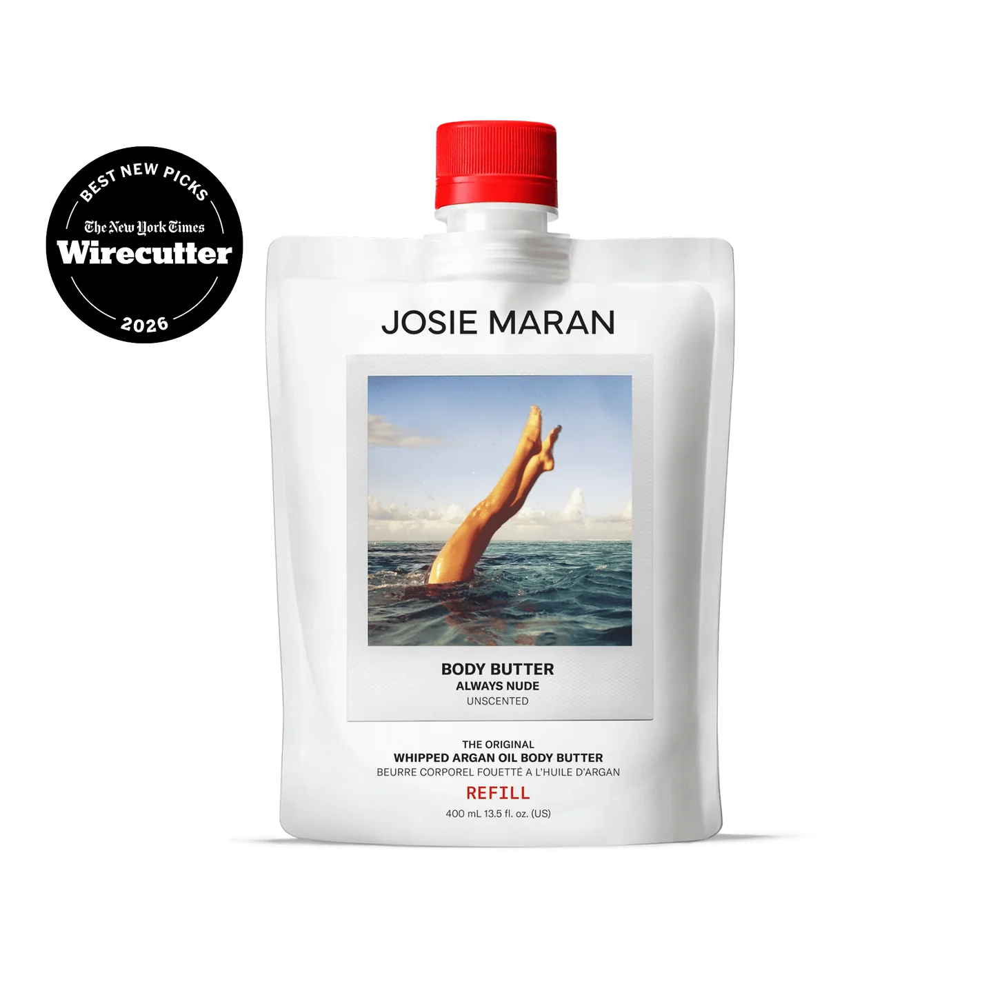Josie Maran Whipped Argan Oil Body Butter Refill 13.5 fl oz