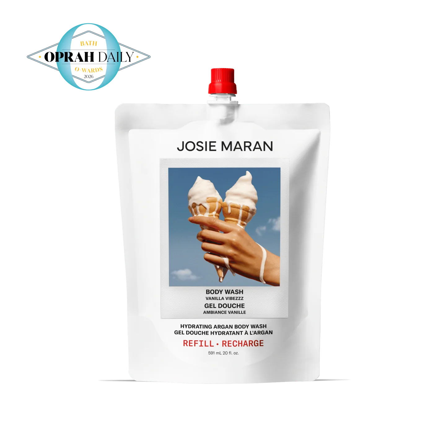 Josie Maran Hydrating Argan Body Wash Refill 20 fl oz